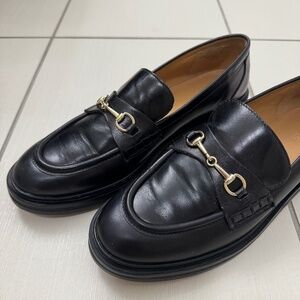 Madewell The Vernon Bit Hardware Loafer in Leather